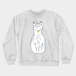 Dinner Time Cat Crewneck Sweatshirt